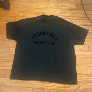 Fear of God Black Essentials Short Sleeve